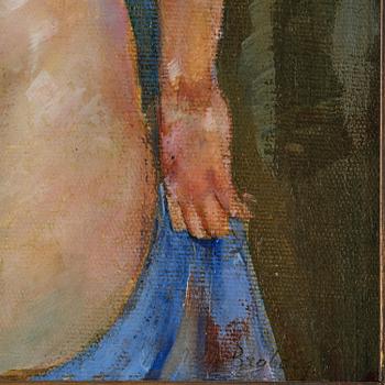 John Broberg, Model in the artists studio.