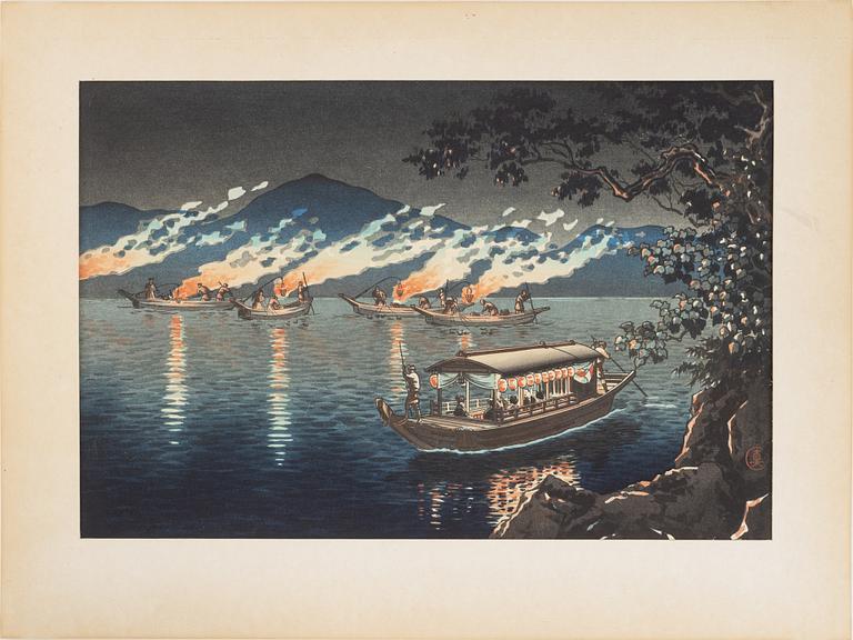 Tsuchiya Koitsu, a colour woodblock print.