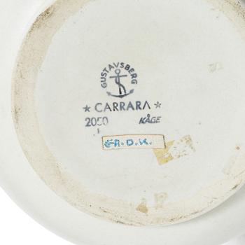 Wilhelm Kåge, Vase, "Carrara", ceramic, Gustavsberg 1930s-40s.
