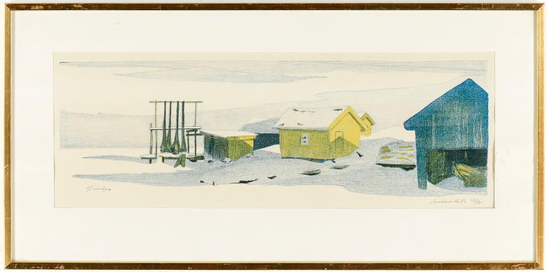ROLAND SVENSSON, färglitografi, signerad och numrerad 19/50.