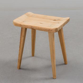 A second half of the 20th century 'Visingsö' stool by Carl Malmsten, Svensk Fur.