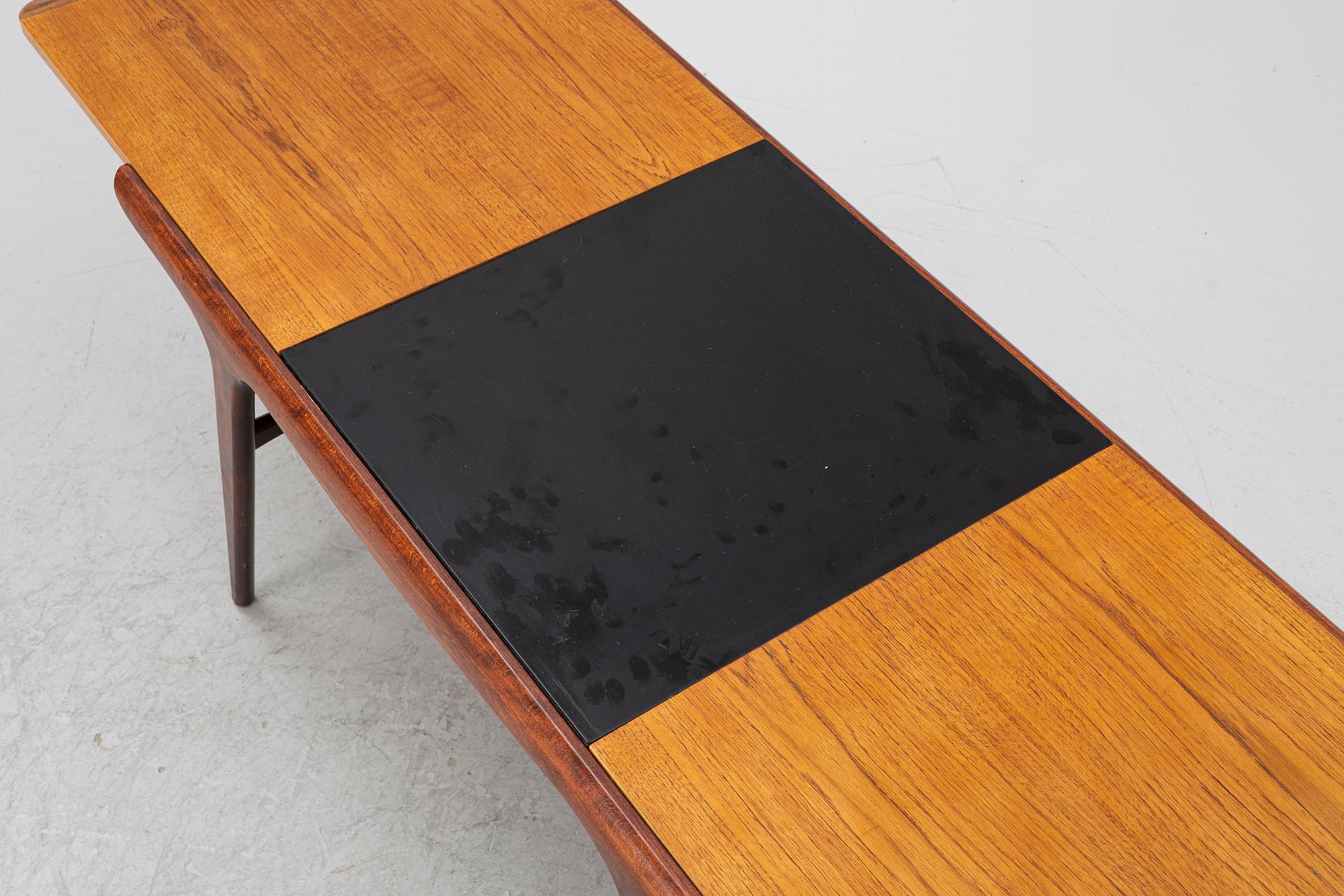 Soffbord, "Expandette", AB S Ljungqvists Möbelfabrik, Habo, 1950-tal.