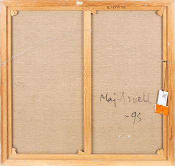 Maj Arnell, oil on canvas, signed and dated -95.