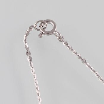 ARMBAND, 18K vitguld med briljantslipade diamanter ca 0.07 ct. Vikt 2,0 gram.