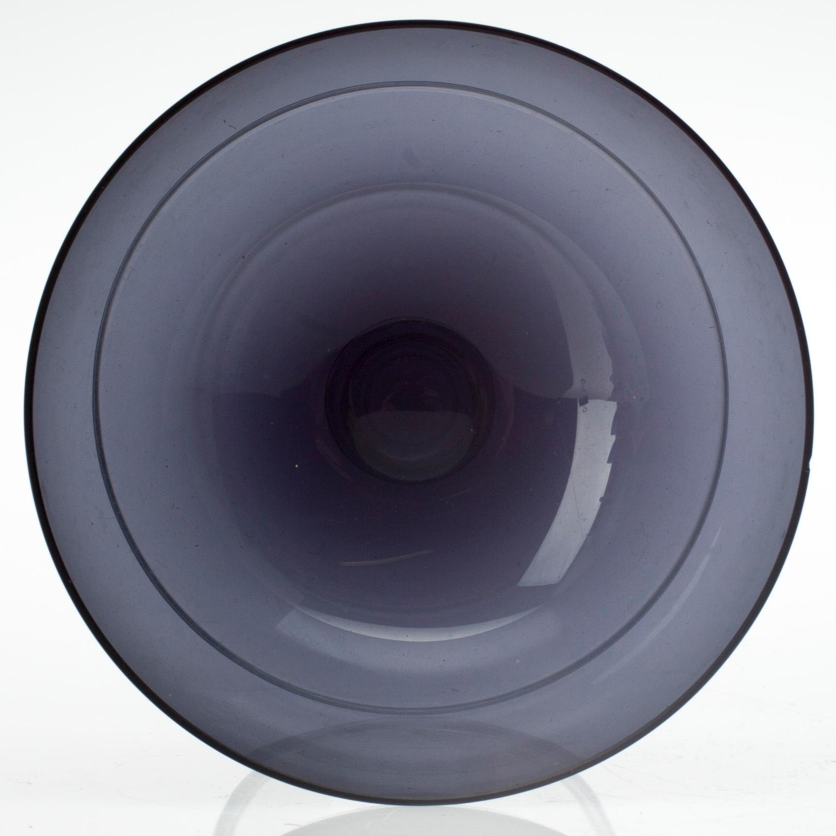 DESSERTSKÅLAR, 7 st, glas, Saara Hopea, Notsjö 1900-talets senare hälft.