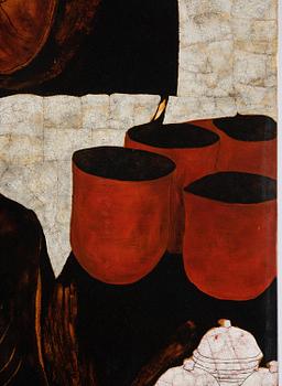 Nguyen Kim Dong, "Pottery Handicraft"/"Atelier de poterie artisanale".