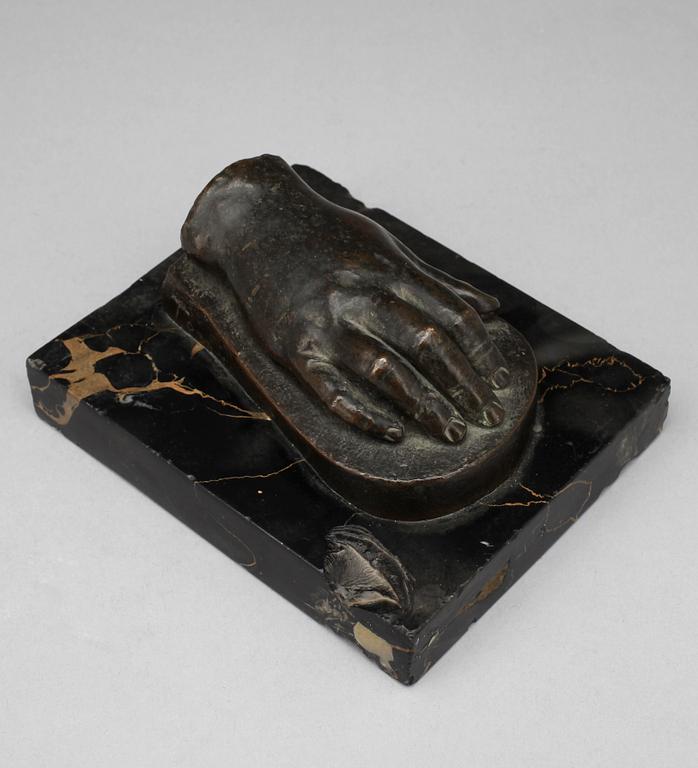 OKÄND KONSTNÄR, skulptur, brons, sign Tozelli, 1800-tal.
