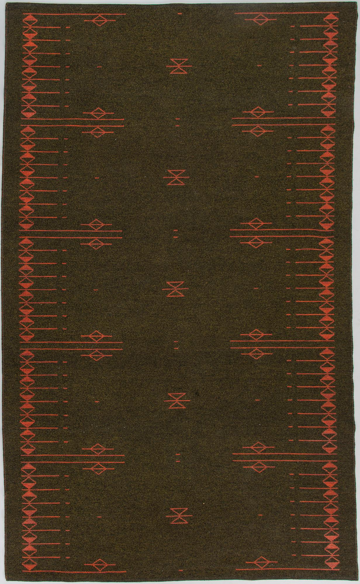 Aappo Härkönen, hårgarnsmatta, Vaasan Mattokutomo, Finland, 1950/60-tal, Ca 300 x 180 cm.