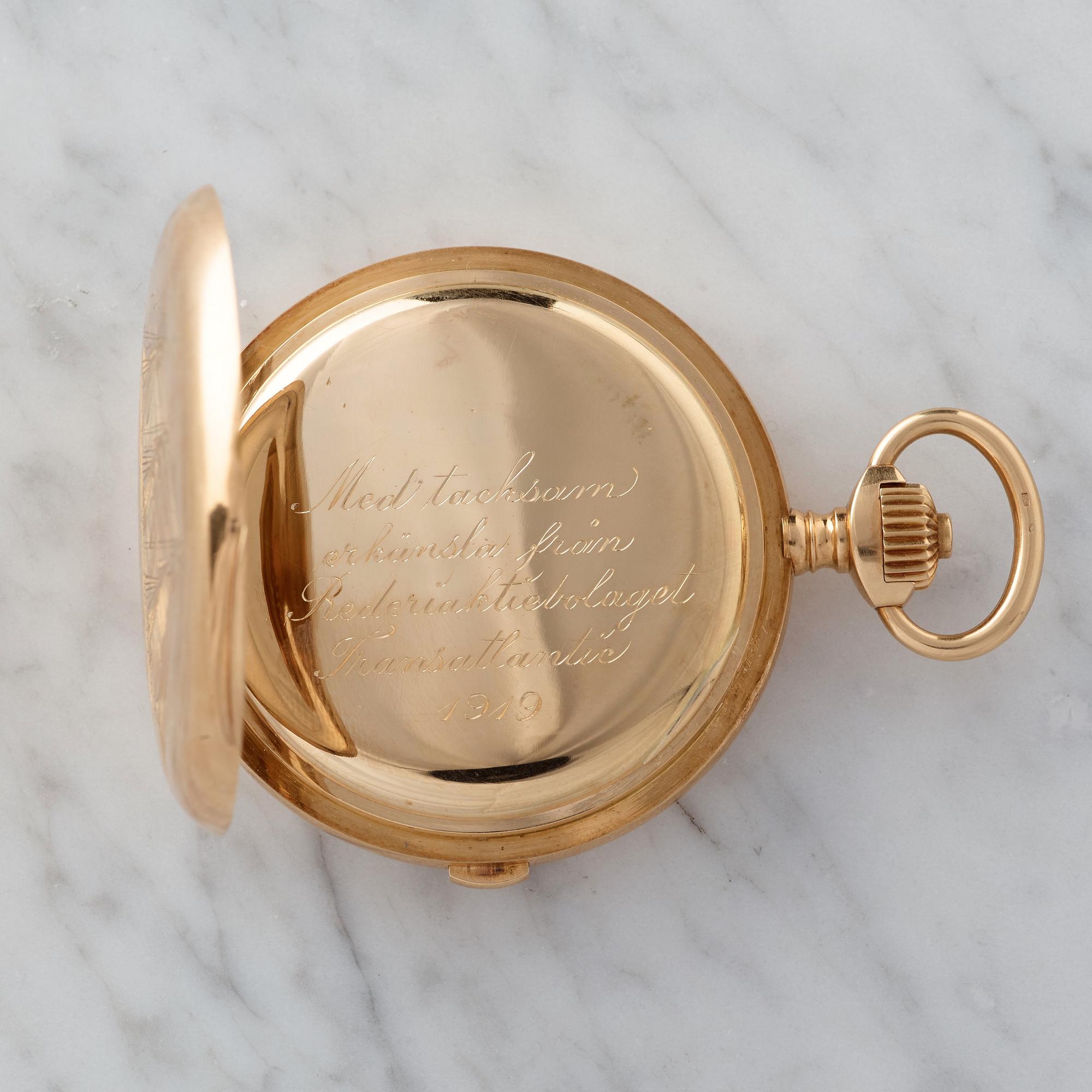 VACHERON & CONSTANTIN, pocket watch, 53,5 mm, hunting case,