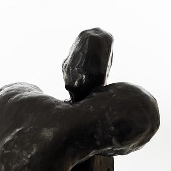 Gudmar Olovson, sculpture. Signed. Numbered. Foundry mark. Bronze, total height 72 cm, length 22 cm.