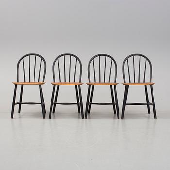 STOLAR, 4 st, "Fanett", Ilmari Tapiovaara, Edsbyverken, 1950-tal.