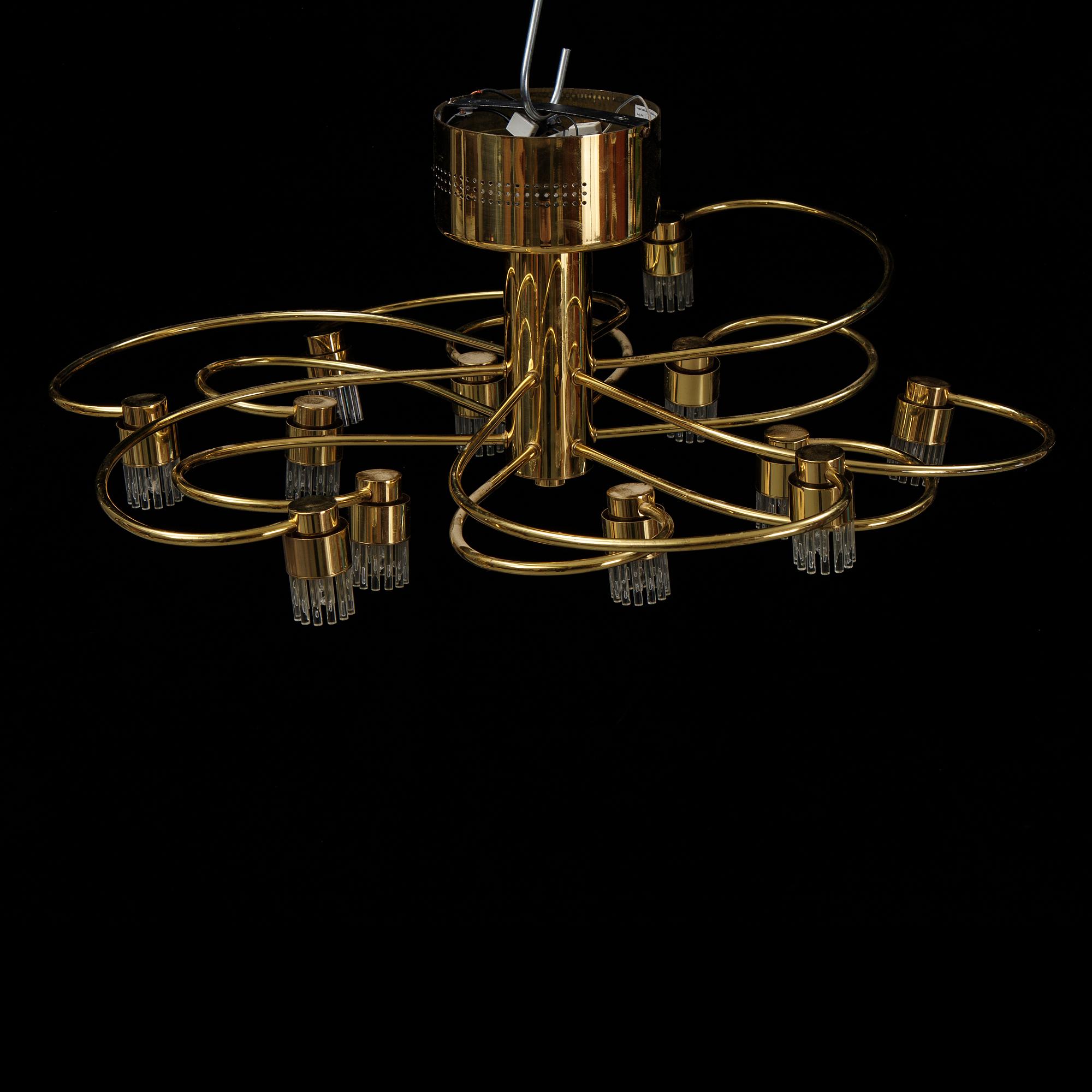 Taklampa, Herbert Schmidt Leuchtenfabrik Tyskland 1900-talets andra hälft.