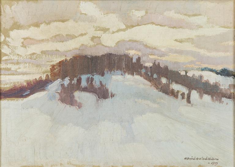 Väinö Hämäläinen, olja på duk, signerad och otydligt daterad.