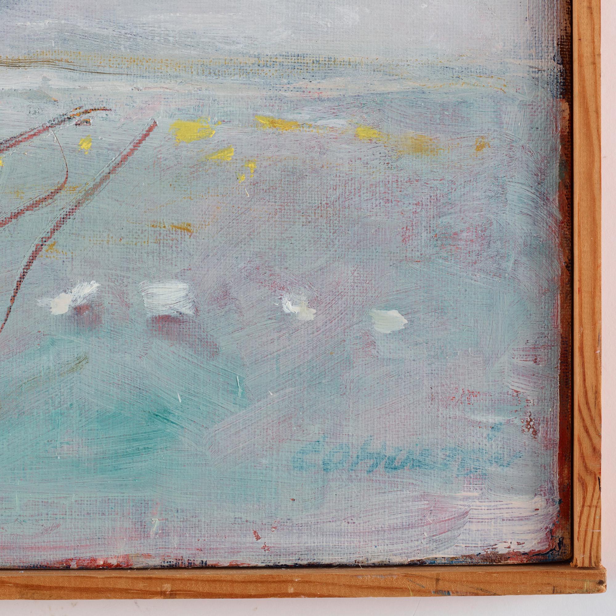 CO HULTÉN, oil on canvas, signed and dated 1962 on verso.