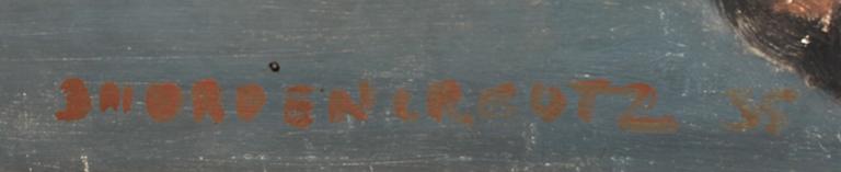 BRITA NORDENCREUTZ, olja på duk, sign o dat -35 (?).