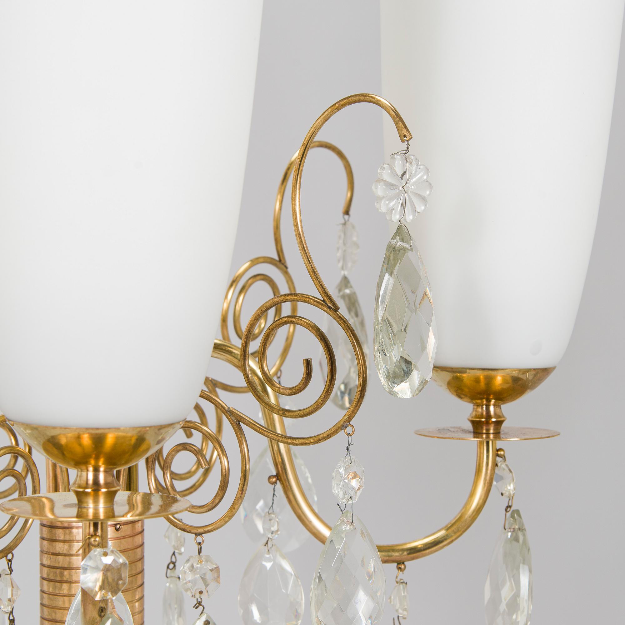Paavo Tynell, a '51172' mid-20th century ceiling light for Idman.