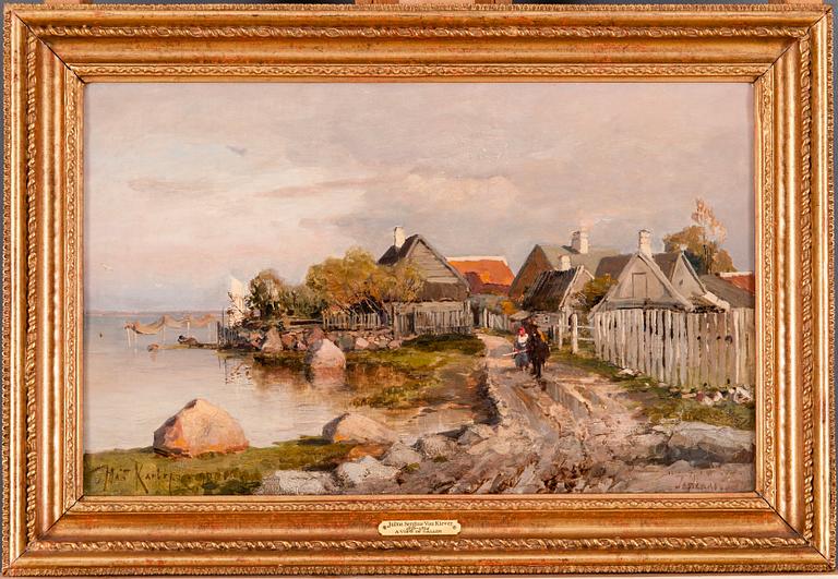 Julius von Klever, FISHING VILLAGE IN HAAPSALU.