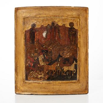 Icon, Russia, 19th century, The Resurrection of Christ and the Descent into Hades.