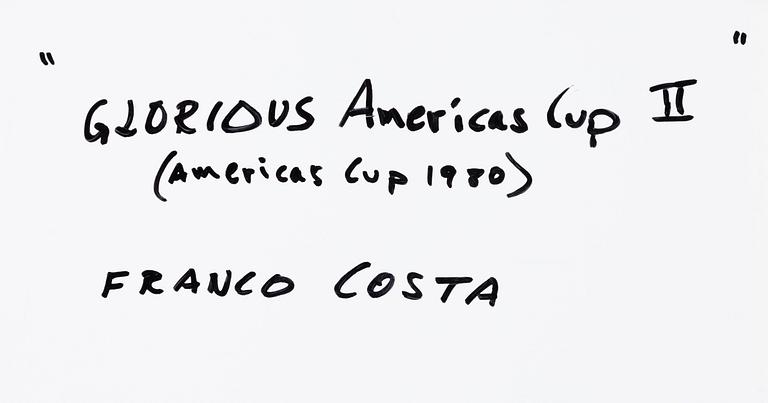 Franco Costa, "Glorious America's Cup II".