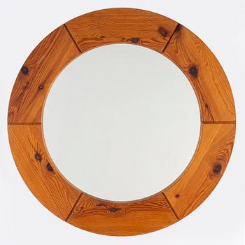 a 1960's pine mirror.