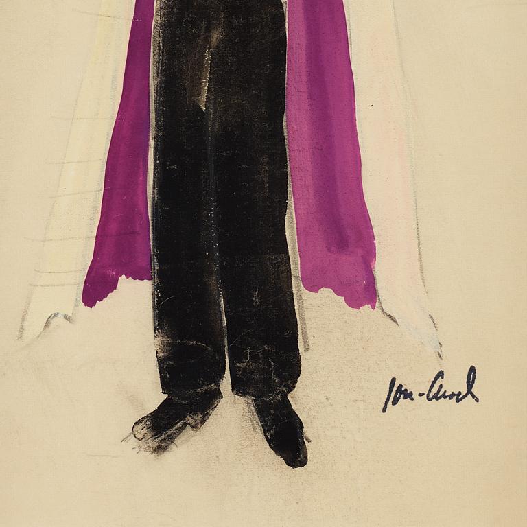 John Jon-And, water colour, 1920-30s, signed with stamp.