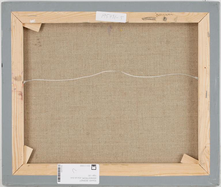 BERNDT WENNSTRÖM, olja på duk. Sign.