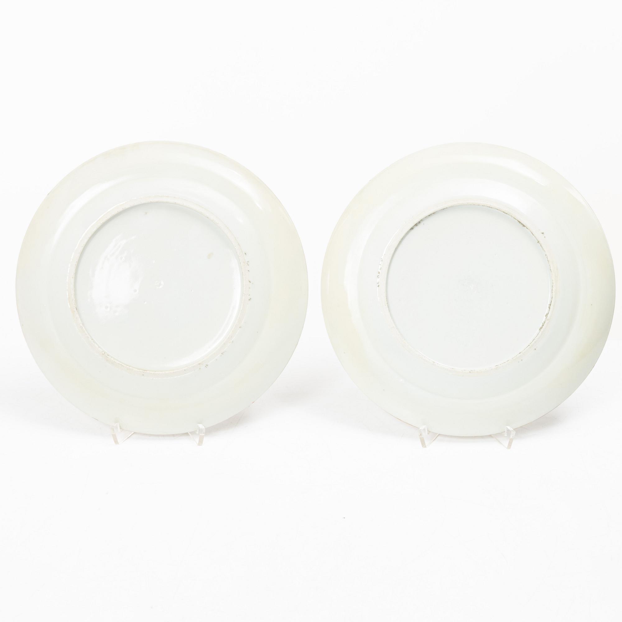 Parti porslin, 10 delar, Kanton, Kina, 1800-tal.