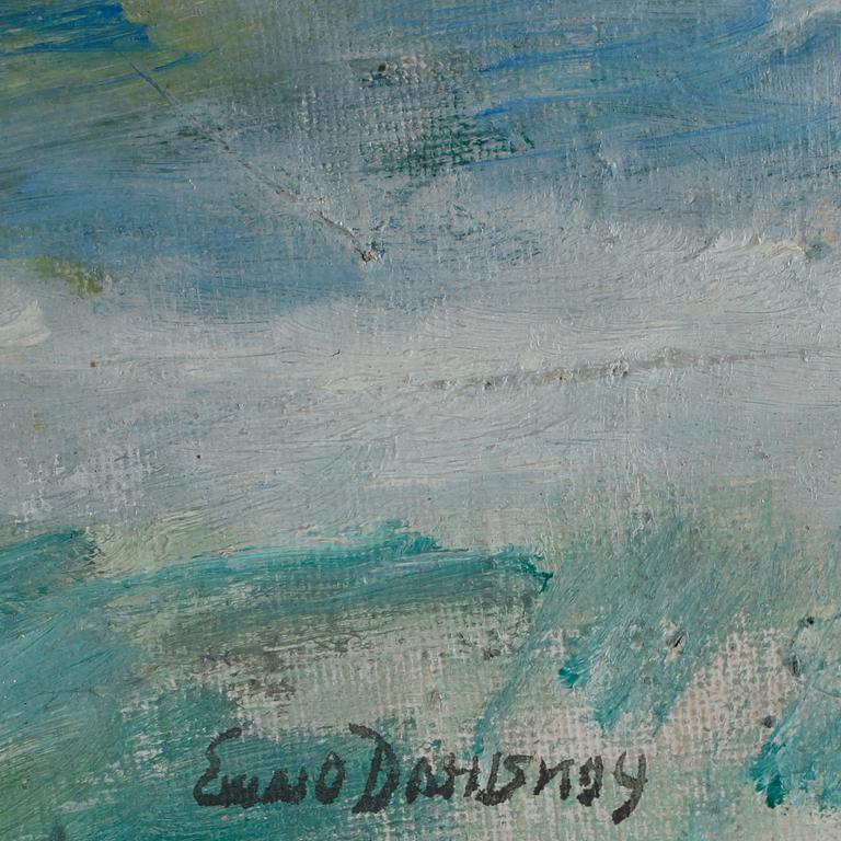 EWALD DAHLSKOG, olja på duk. Sign.