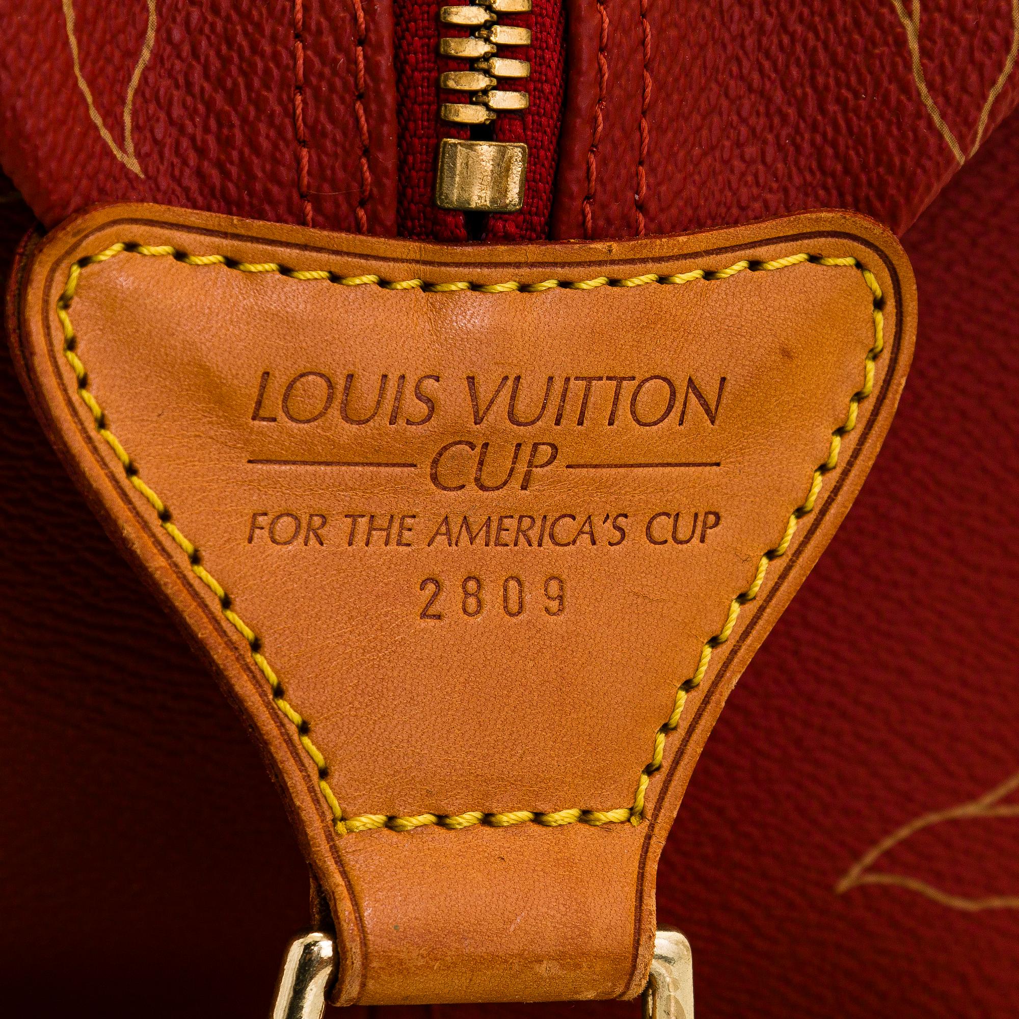 Louis Vuitton, laukku, "LV America's Cup Canvas Boston Bag".