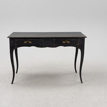 A Swedish rococo-style desk, 19th Century desk with later parts.