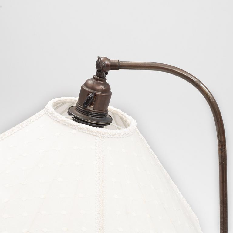 Floor lamp, functionalist style, 1930s/40s.