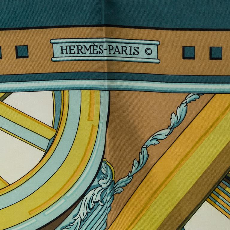 SCARF, Hermès, "Rythmes", issued 1973.