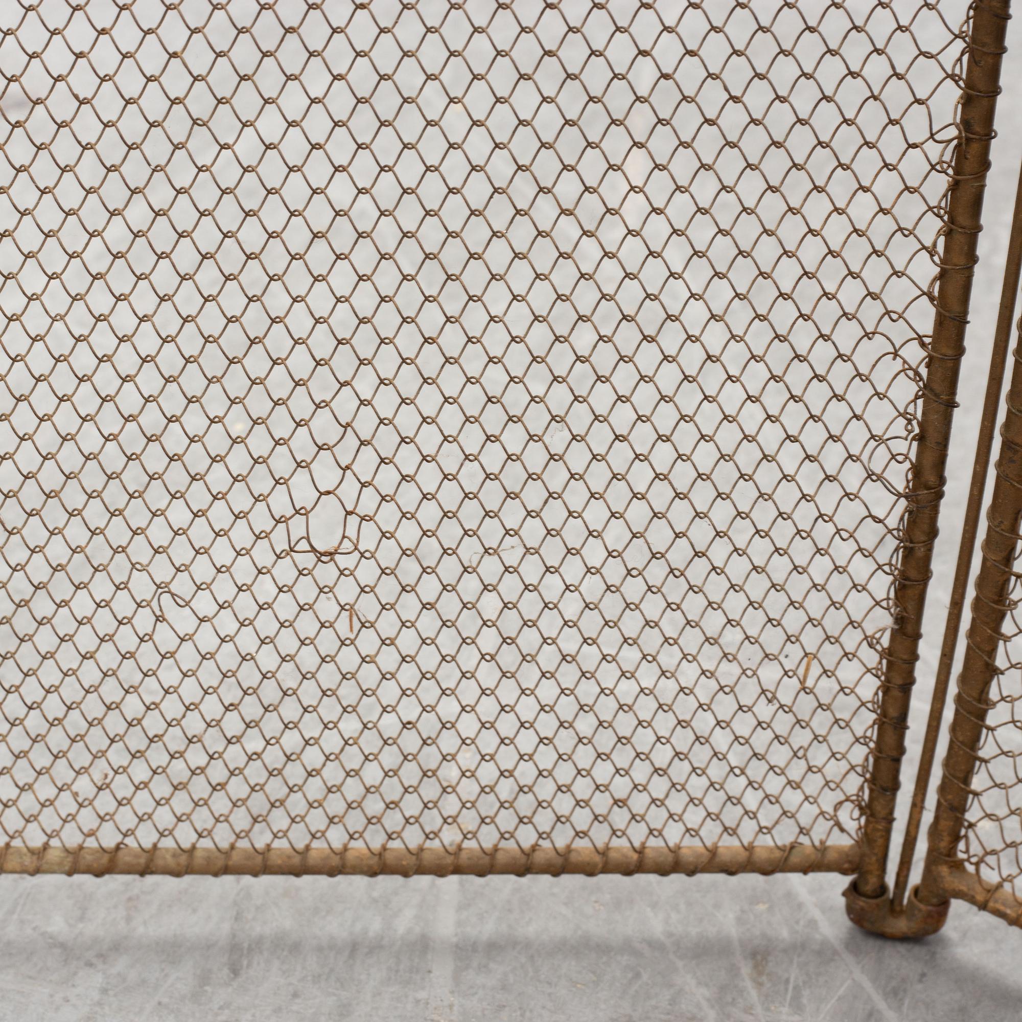 Gnistskydd/brasgaller, tidigt 1900-tal.