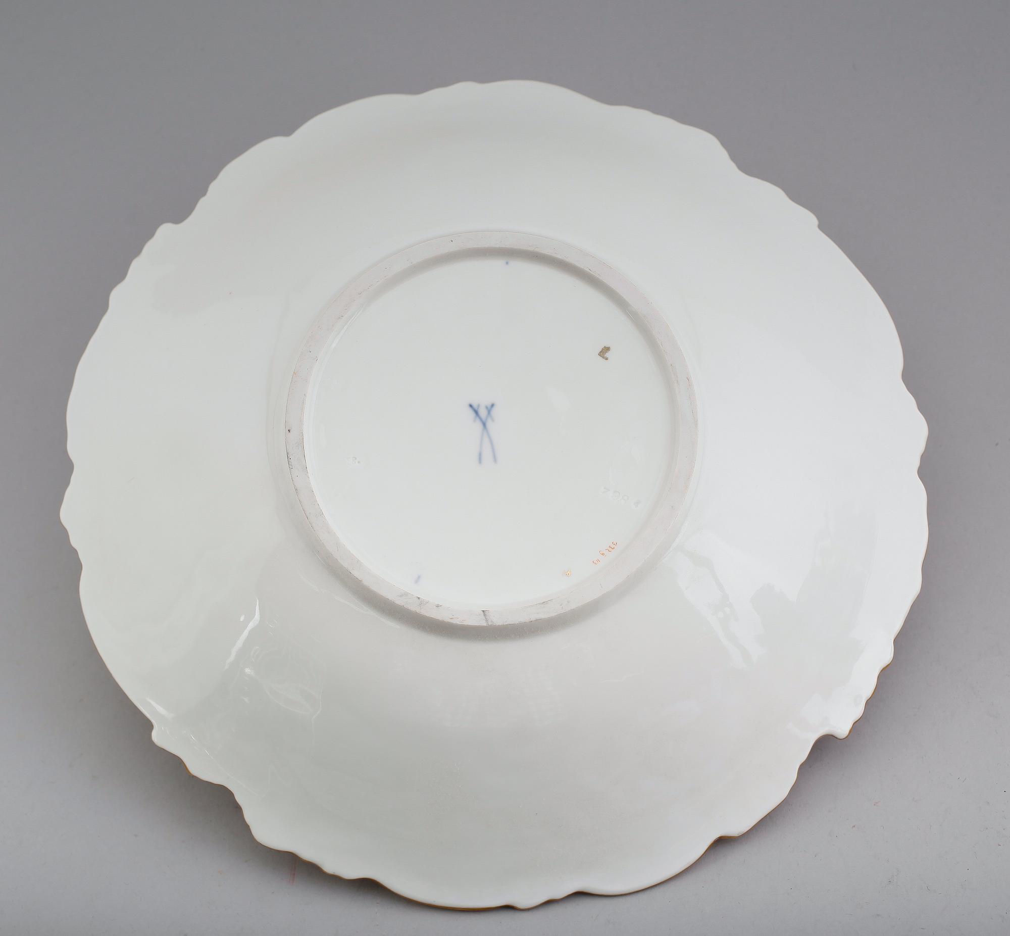 SKÅL, porslin, Meissen, 1900-talets mitt.