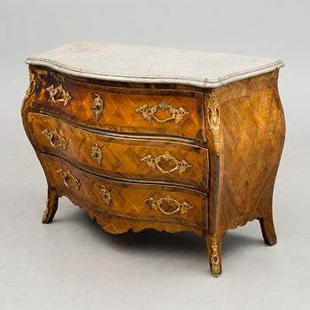 A Swedish Rococo 18th century commode by G. Foltiern.
