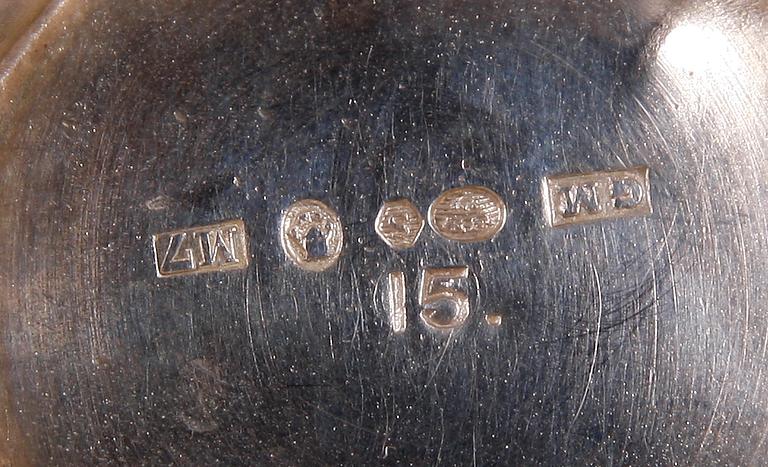 SOCKERRUSKA, silver, Möllenborg, Stockholm 1914.