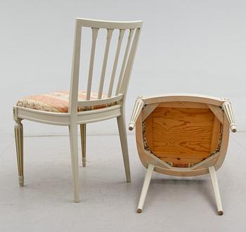 MATGRUPP, 5 delar, gustaviansk stil, 1900-talets andra hälft.