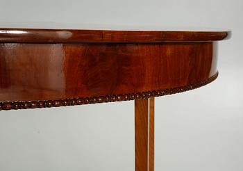 A 19th century dining table.