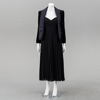 FRANK USHER, a cocktail dress and jacket, size 12.