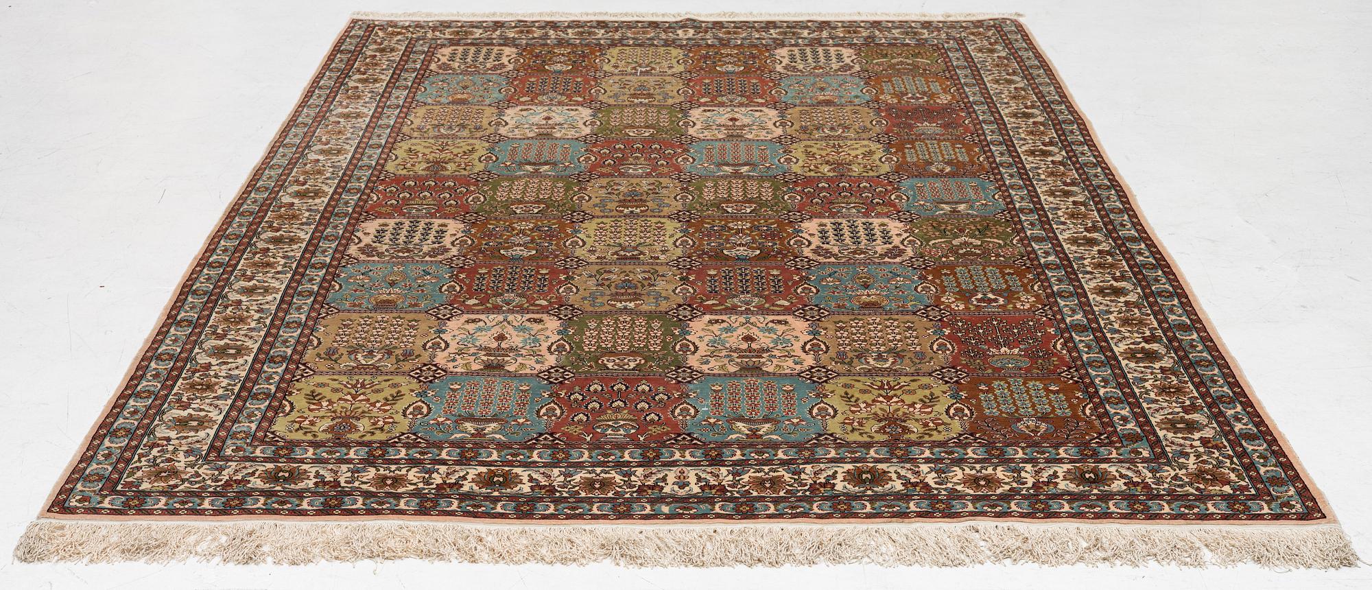 Matta Old silke Kayseri, Västra Anatolien. ca 297 x 196 cm.