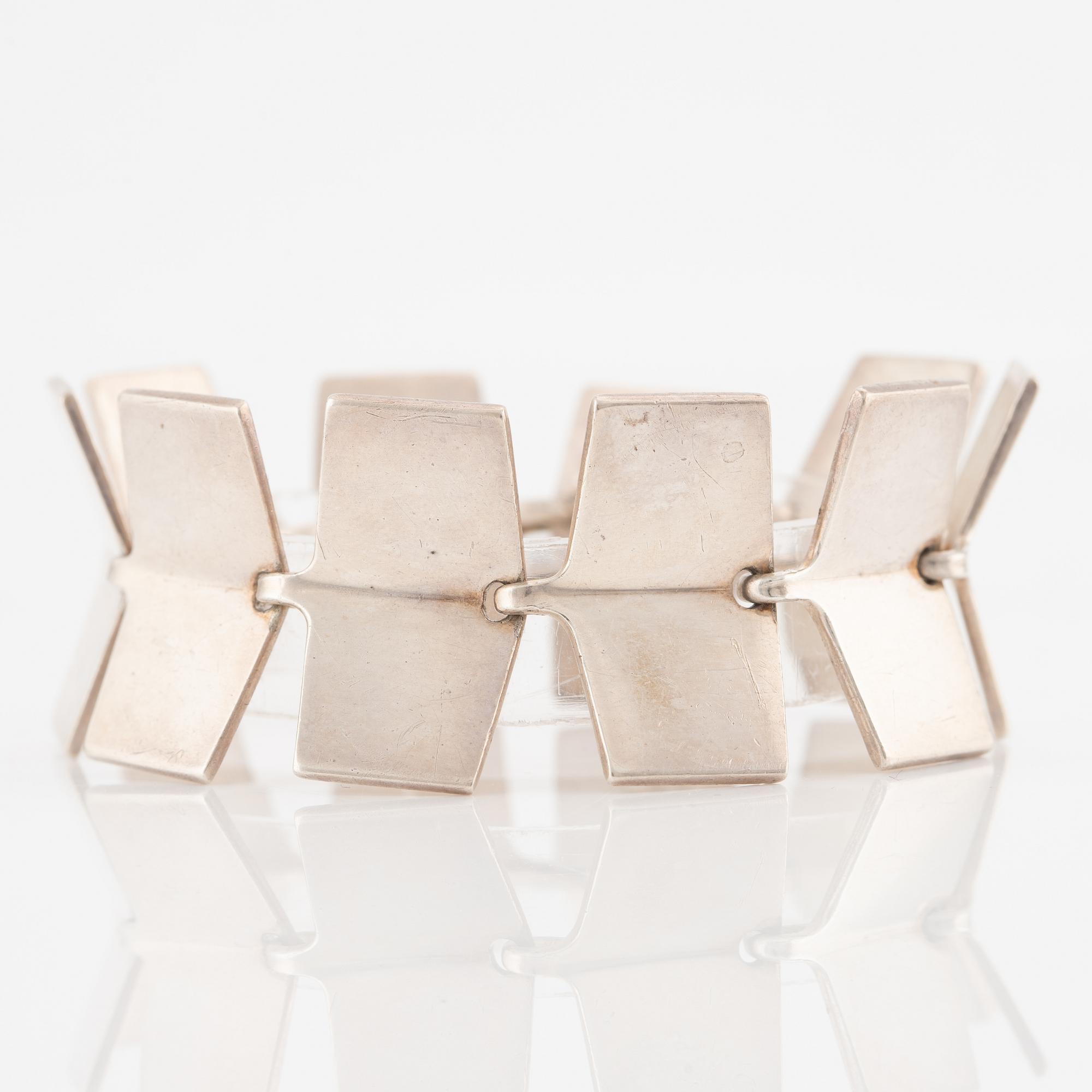 Hans Hansen, bracelet, sterling silver, Denmark.