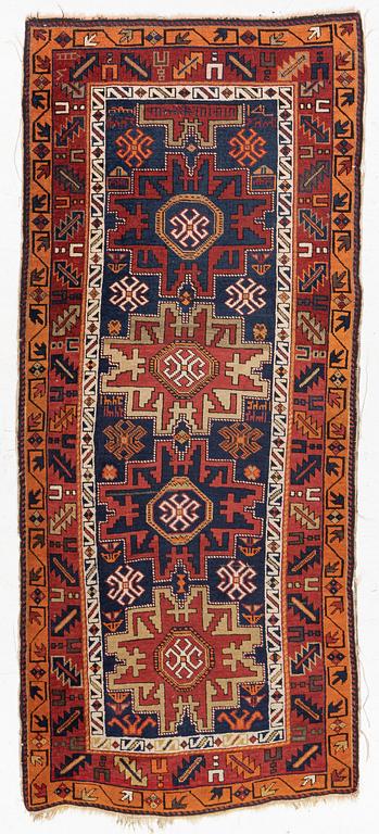 A Soumak rug, Eastern Caucasus, 245 x 105 cm.