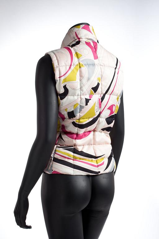 EMILIO PUCCI, a down filled vest.