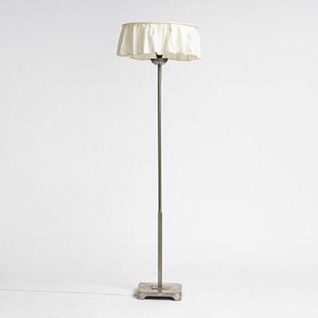 Uno Åhrén, a pewter floor lamp model "448", Firma Svenskt Tenn, Stockholm, 1930.