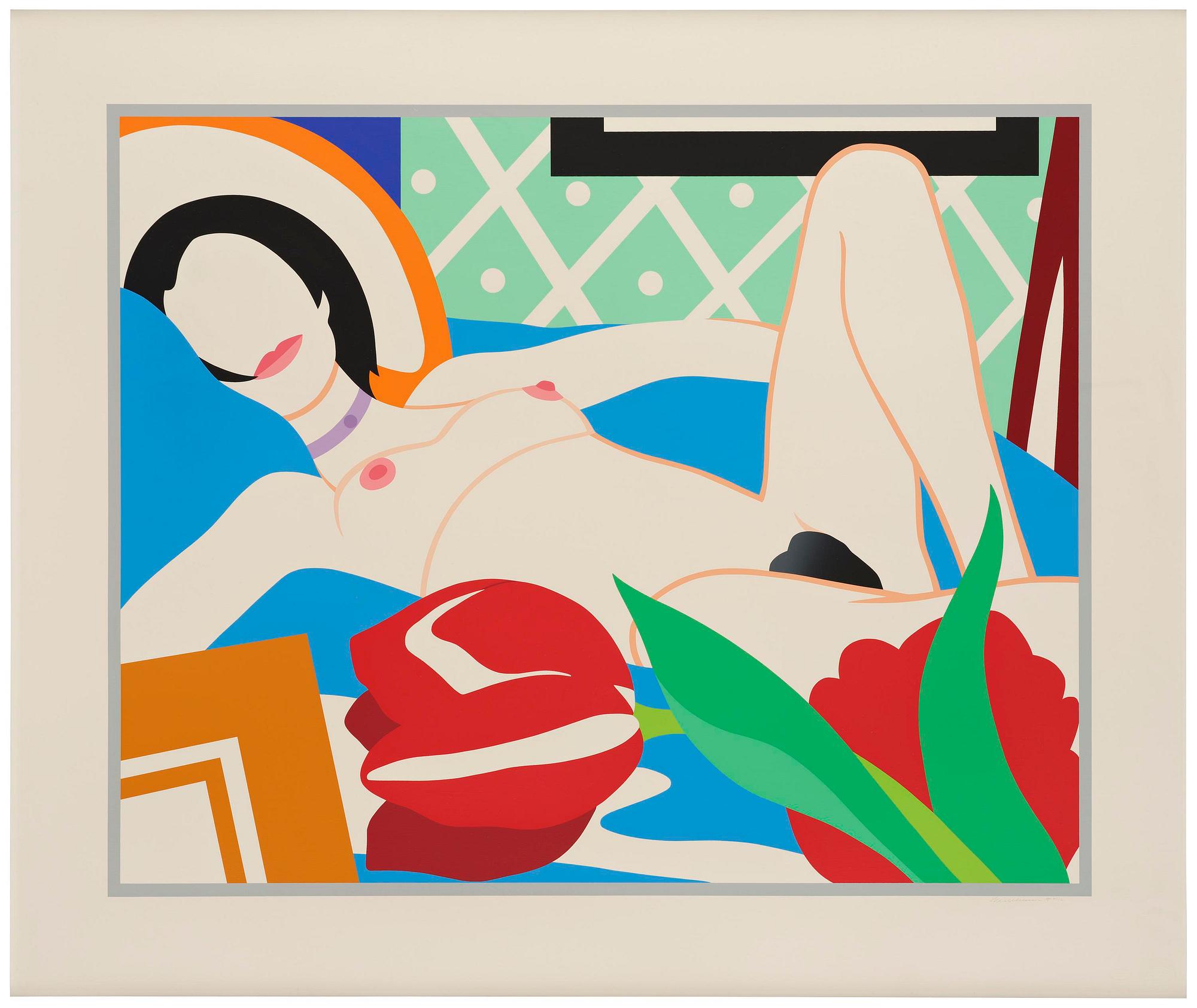 Tom Wesselmann, "Monica with Tulips".