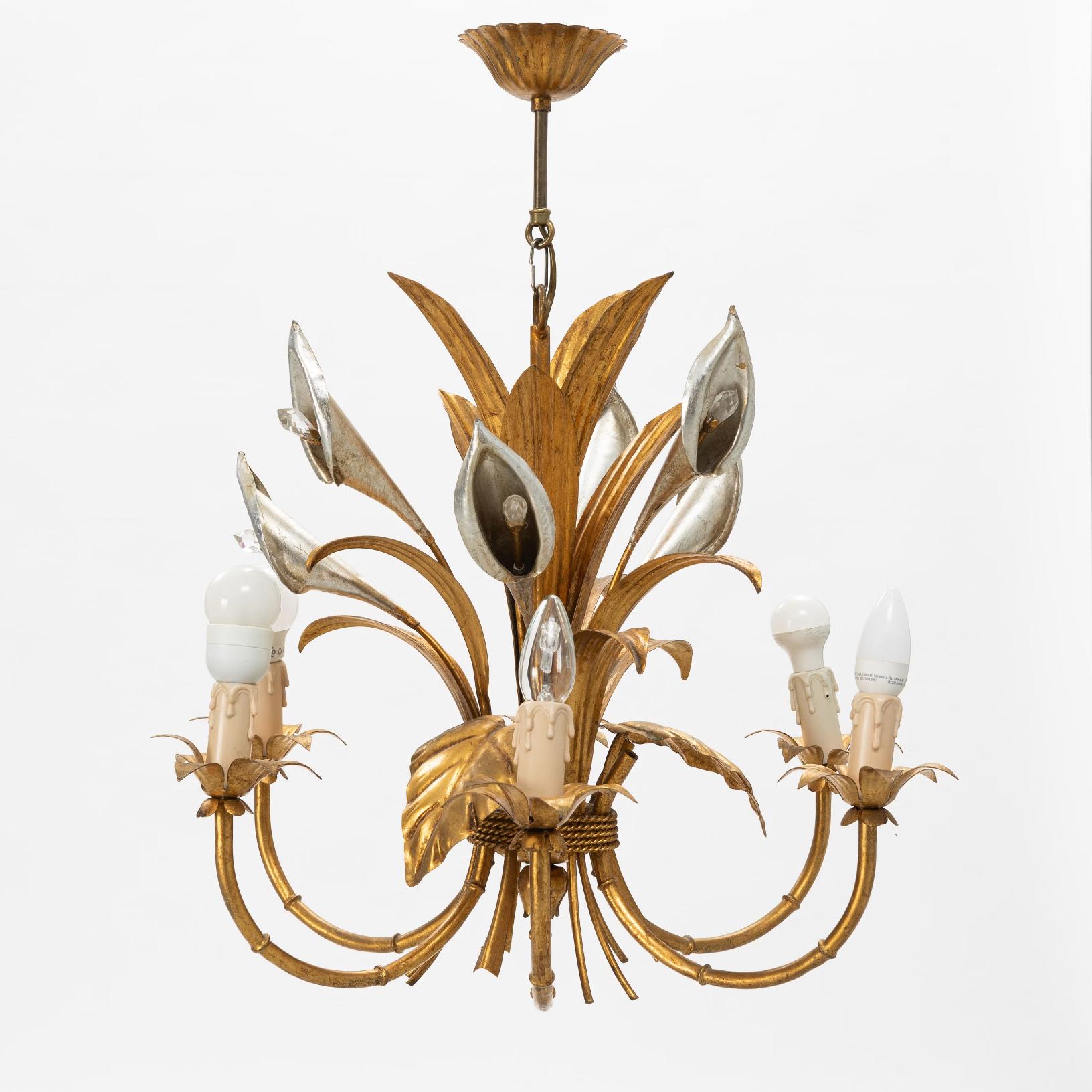 A ceiling lamp, possibly Italy, second half of the 20th century.