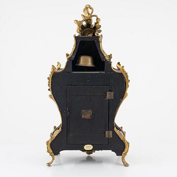 A rococo-style bracket clock, late 19th Century.