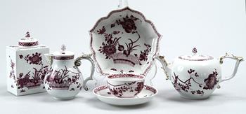 A part Meissen tea service, 18th Century.