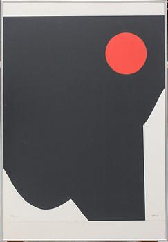 BENGT ORUP, färglitografi, signerad och numrerad 45/100.