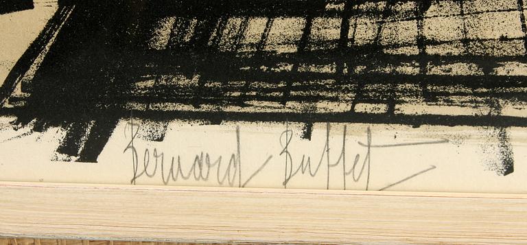 BERNARD BUFFET, färglitografi, sign o numr 78/150.